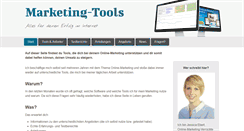 Desktop Screenshot of onlinemarketing-tools.net