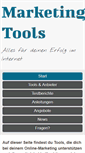 Mobile Screenshot of onlinemarketing-tools.net